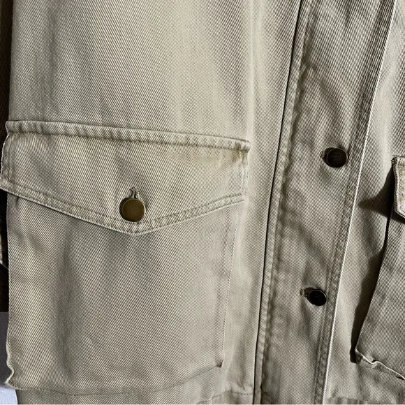 PILCRO x ANTHROPOLOGIE Faux Leather Collar Barn Jacket - Picture 8 of 12